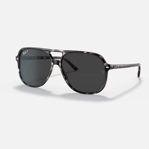 Ray-Ban Gray Black Gradient Pilot Sunglasses